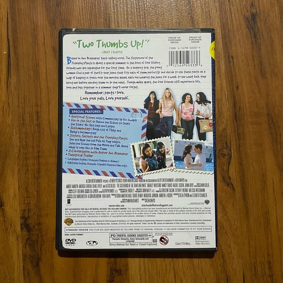 The Sisterhood of the Traveling Pants DVD 📀 Movie Full Screen Edition - Picture 2 of 16